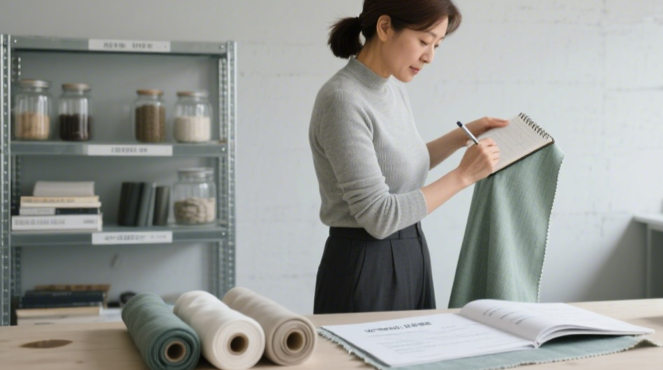 Founder Ms. Wang in yoga studio showing professionalism and approachability