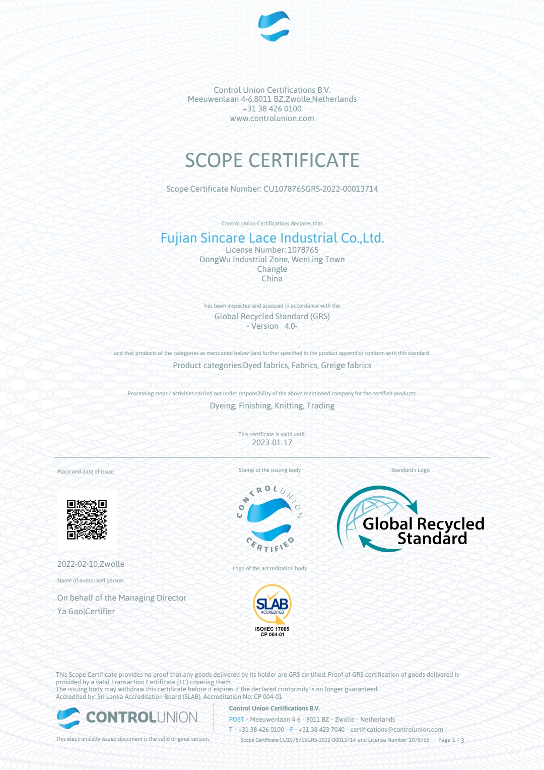 Ecologicalcertification